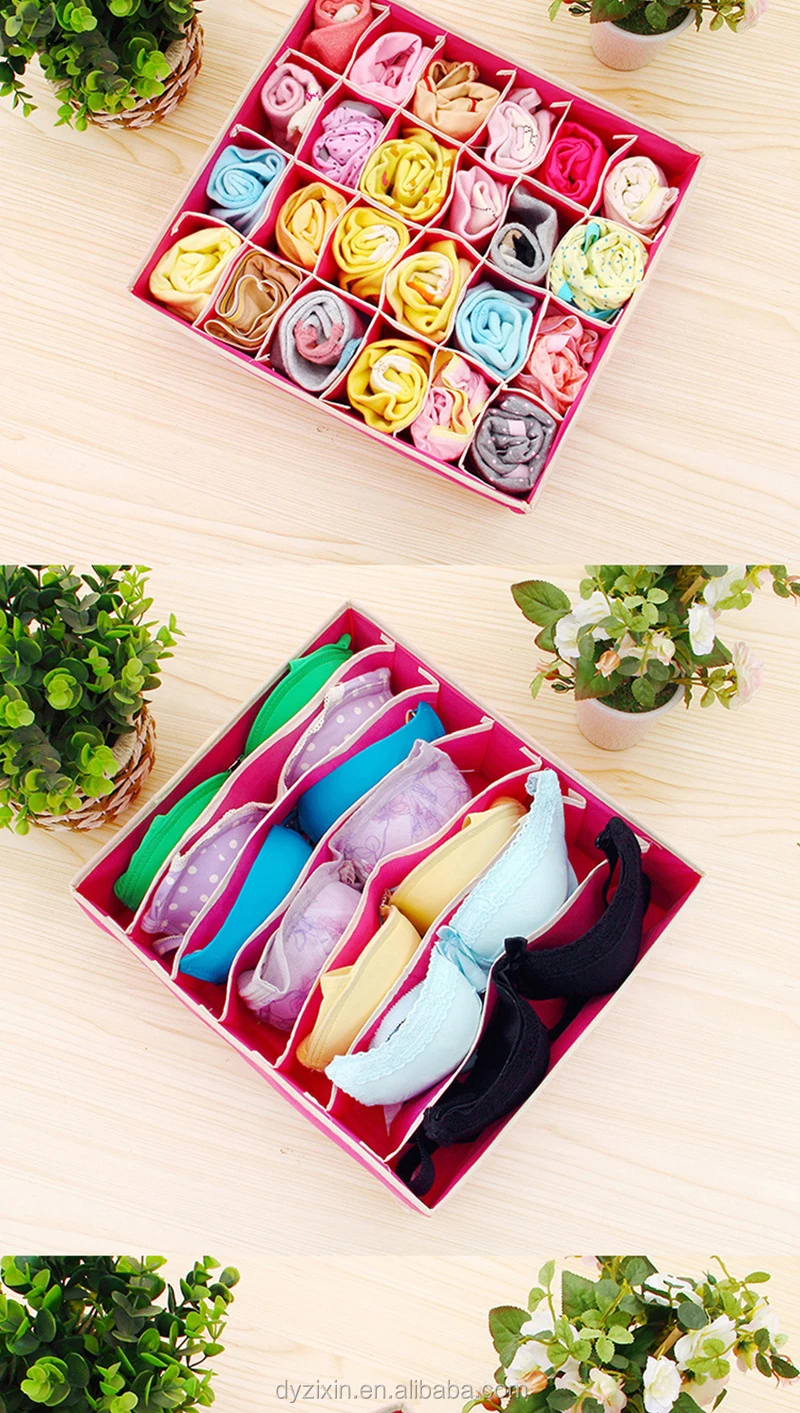 4 Pcs Home Containers Bra Organizer Storage Case Drawers Underwear ...