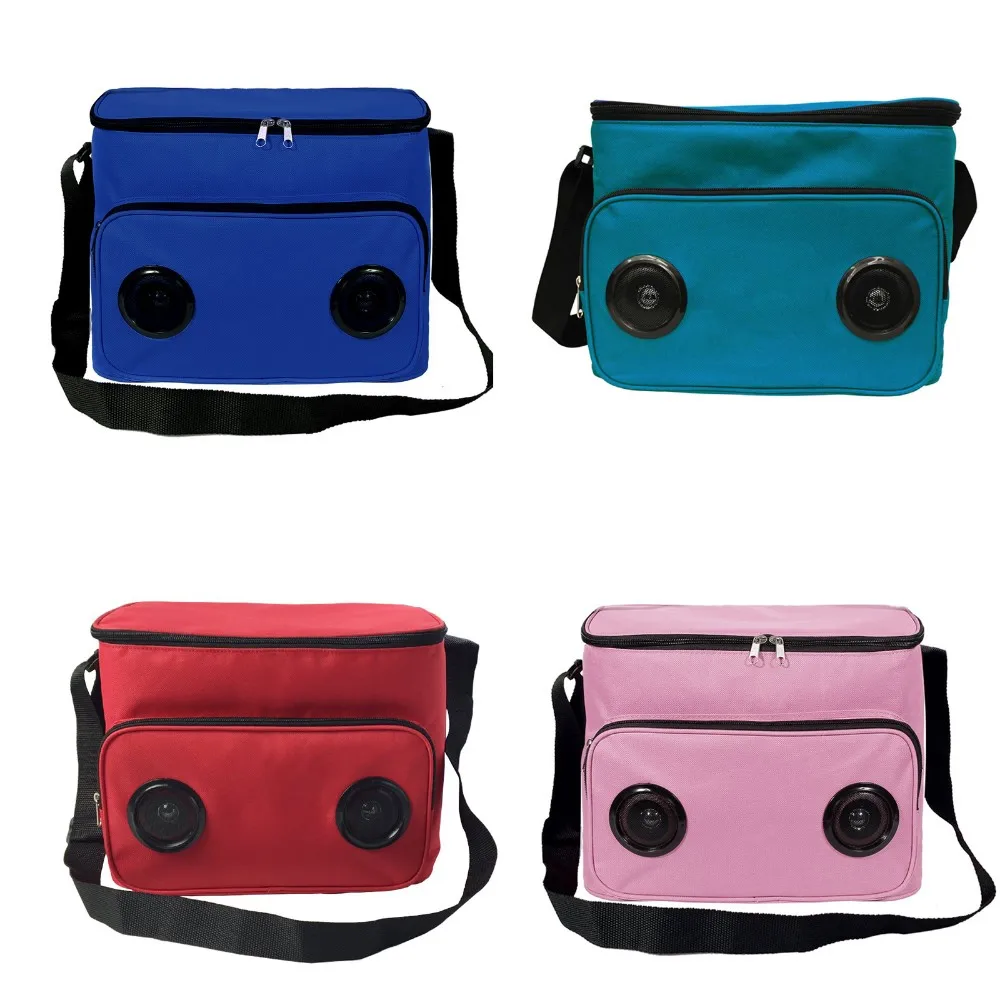 Custom Outdoor Travel Picnic Lunch 600d Oxford Bluetooth Insulated