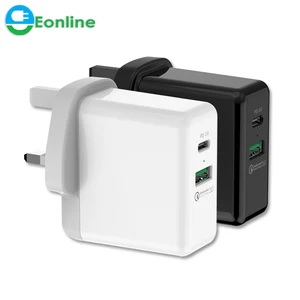 36W USB C PD Fast Travel Wall Charger Apple & Android