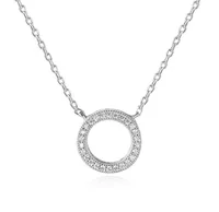 

POLIVA Wholesale Women Charm Artificial Costume Gemstone Cz Wedding Jewellery Accessory Diamond 925 Sterling Silver Necklace