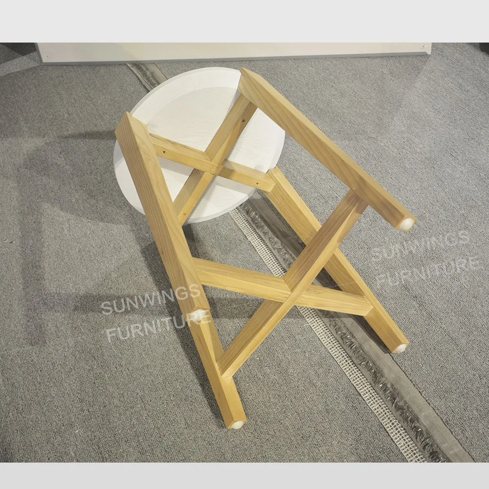 Ronde ontwerp massief houten bijzettafel salontafel met marmeren ...