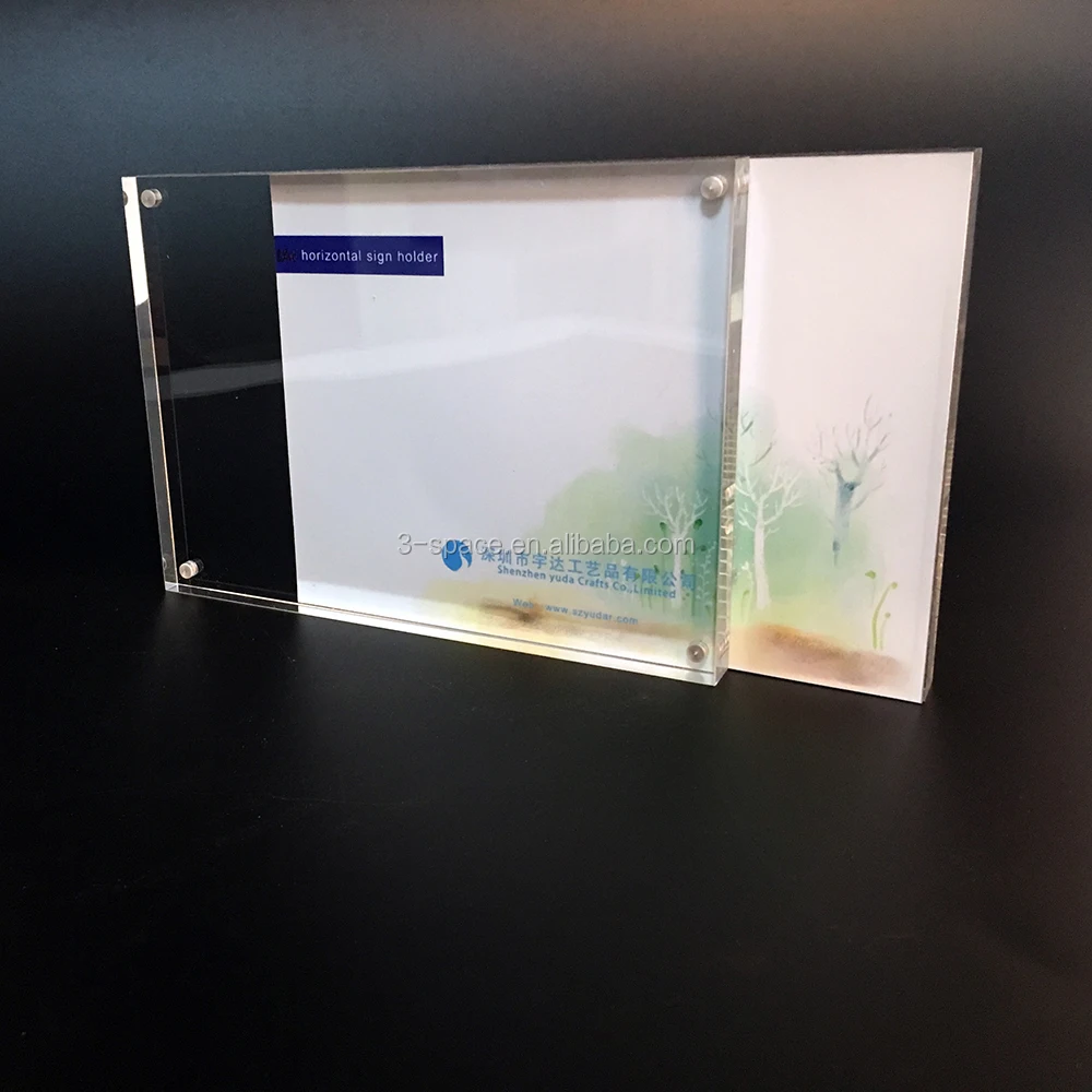 Customized 4x6 Acrylic Photo Booth Frames For Photo Booth