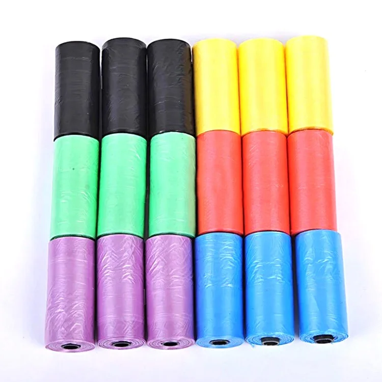 

private label BPL clear non woven PBAT eco friendly biodegradable pet waste dog poop bag, Green, yellow, black, accept customized