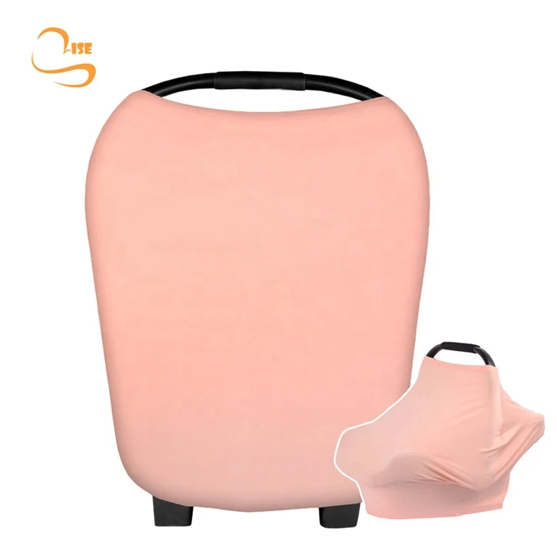 

5-in-1 Stretchy Premium Soft Solid Desgin Nursing Scarf Stroller Sunshade Cover