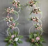 Elegant Wedding White and Gold Metal Backdrop Wedding Arch for Wedding Backdrop and Decoration