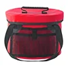 Portable Folding Wash Basin Water Container Pail with Lid and Handy Tool Mesh Pocket Collapsible Bucket for Fishing and Camping