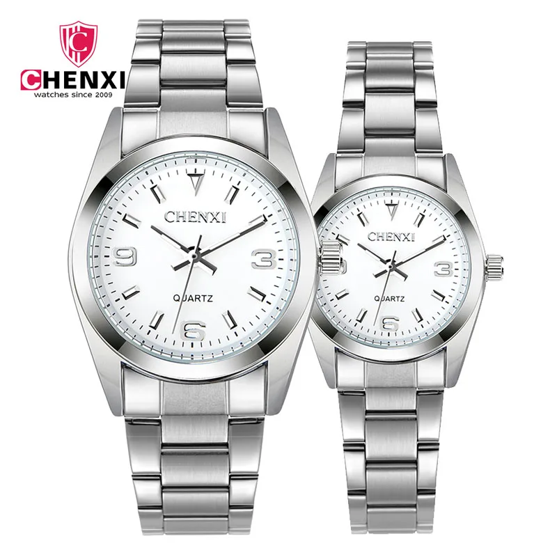 

WJ-7732 CHENXI Alloy Watches For Couple Fashion Quartz Wrist Watches Waterproof Brand Lover Handwatches, Mix