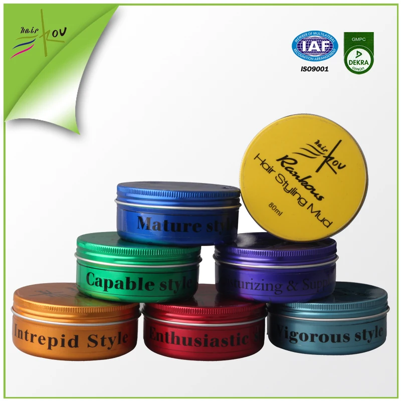 Oem Factory Shine Private Label Hair Wax Products Long Lasting