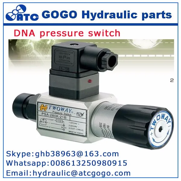 Adjustable Hydraulic Pressure Switch Temperature Switch For Hydraulic Oil Adjustable Hydraulic