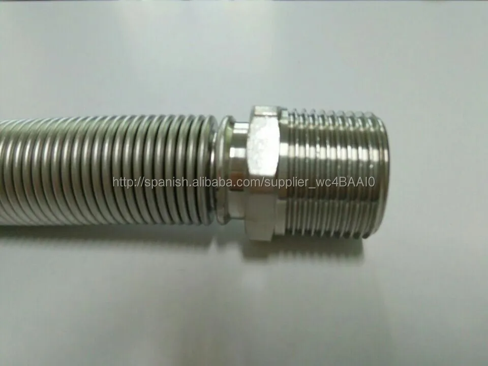 inoxidable manguera flexible de acero corrugada para gas/agua-Piezas de