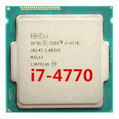 

Intel Core Processor i7 4770 CPU LGA 1150 Quad-Core cpu properly Desktop Processor can work