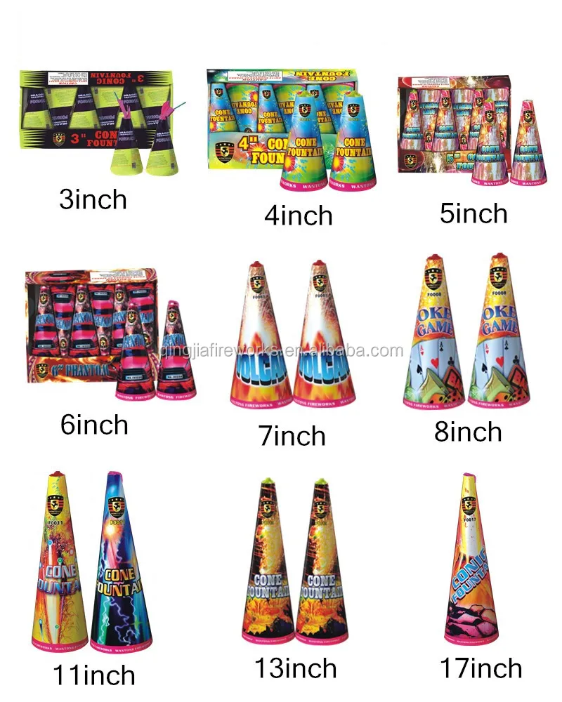 Sp0503 Maximum Load Small Cake Fountain 1.4g Un0336 Names Of Fireworks ...