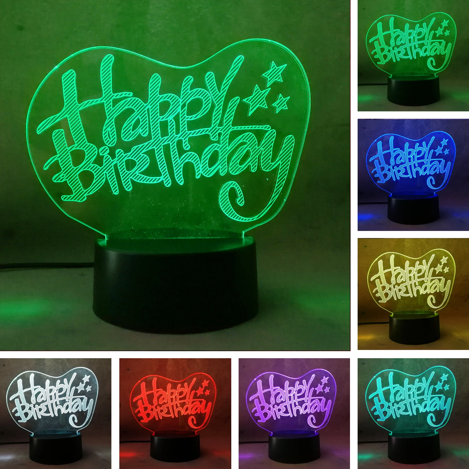 Lava Lamp For Girlfriend Valentines Day Best Gift 7 Color Change Night