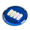 New Round Mirror Glass Nail Paints Nail Tips Display Board Color Palette Practice Shelf Cards Glass