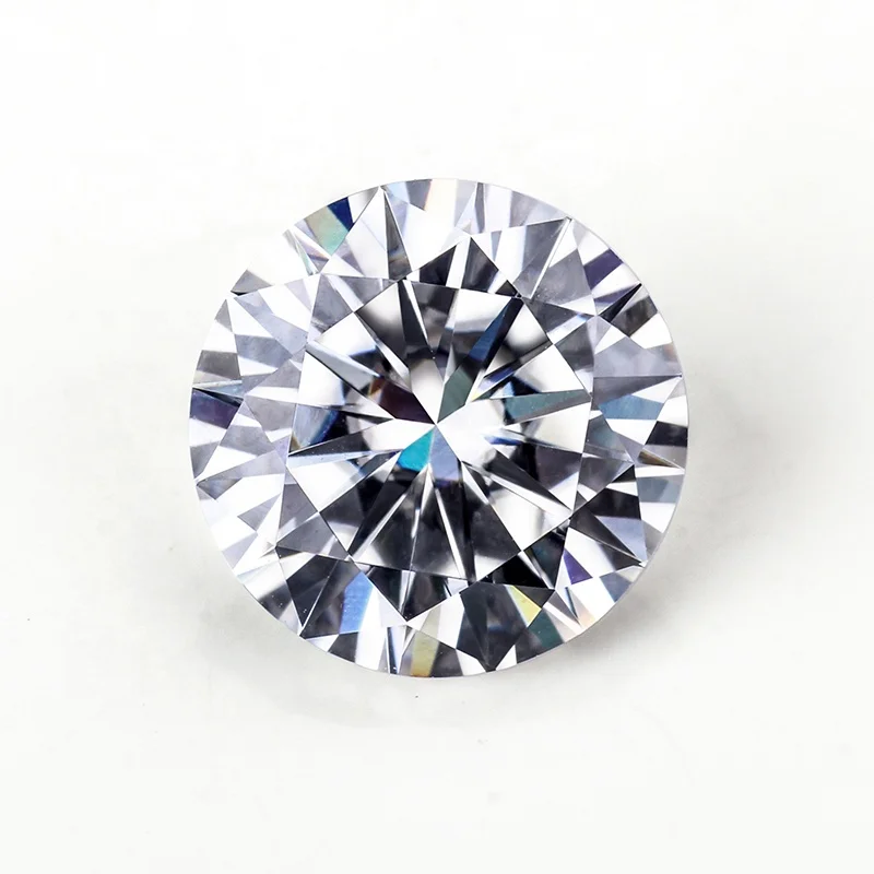 

Lab created diamond near colorness def color round shape moissanite loose stone for jewelry making