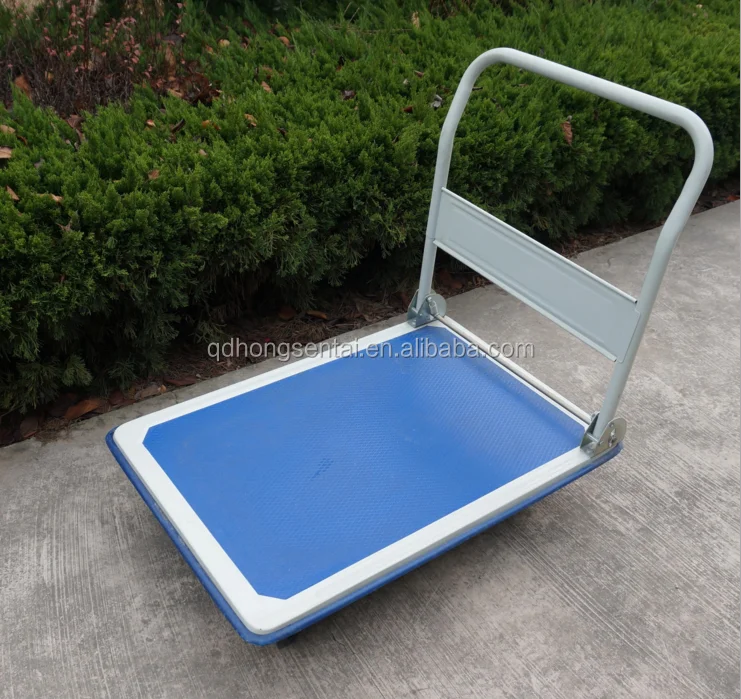 FOLDING PLATFORM TRUCK WAREHOUSE CART PICKING SACK TROLLEY.png