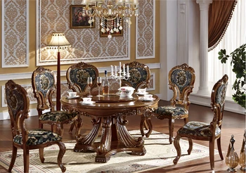 Bisini Luxury Used Latest Wooden Dining Table Designs - Buy Dining Room