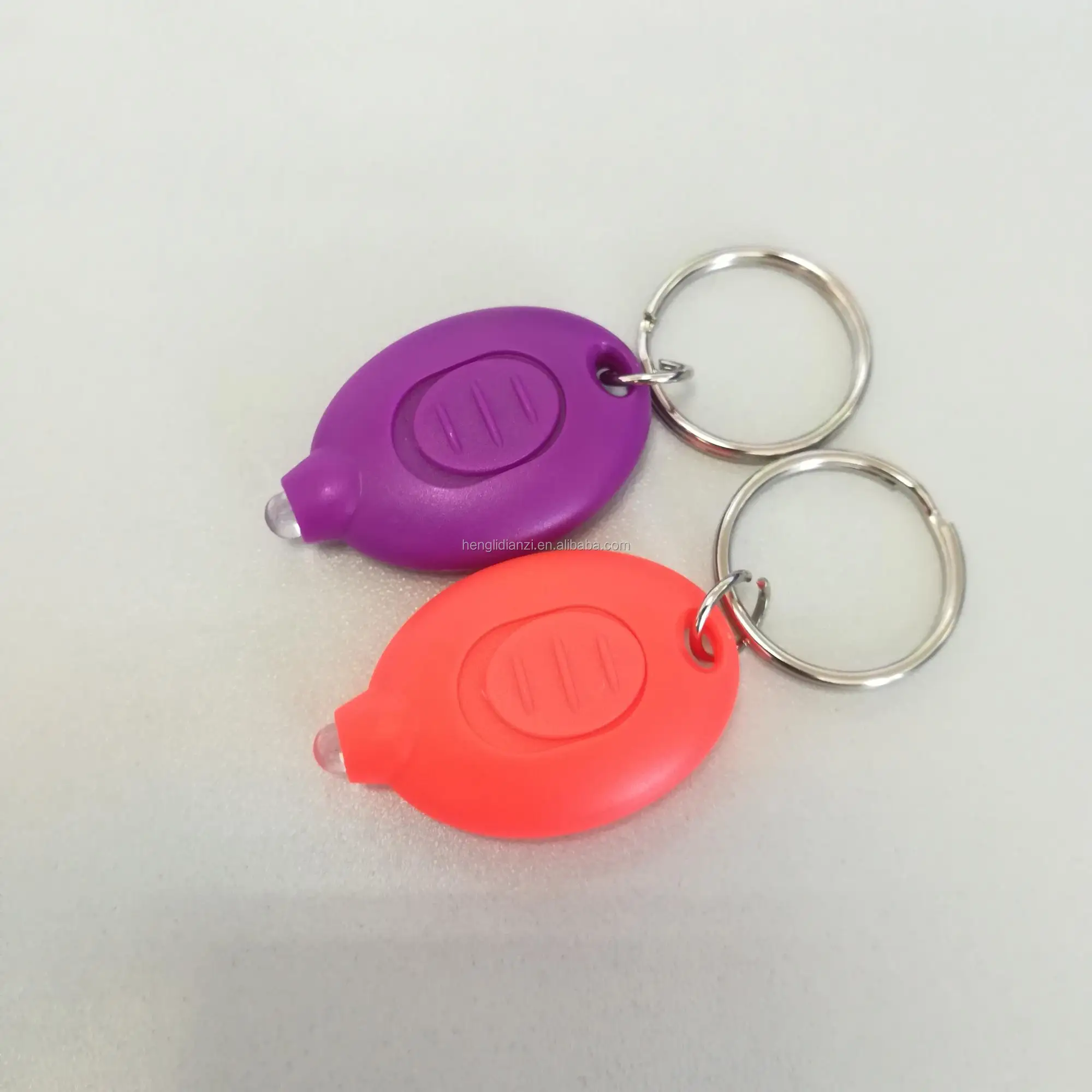 White & Uv Led Keyring Light Mini Led Flashlight Keychains Cute Car Key