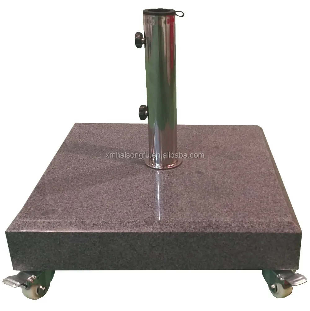 60kg Granite Parasol Umbrella Base With Break Wheels Buy Umbrella