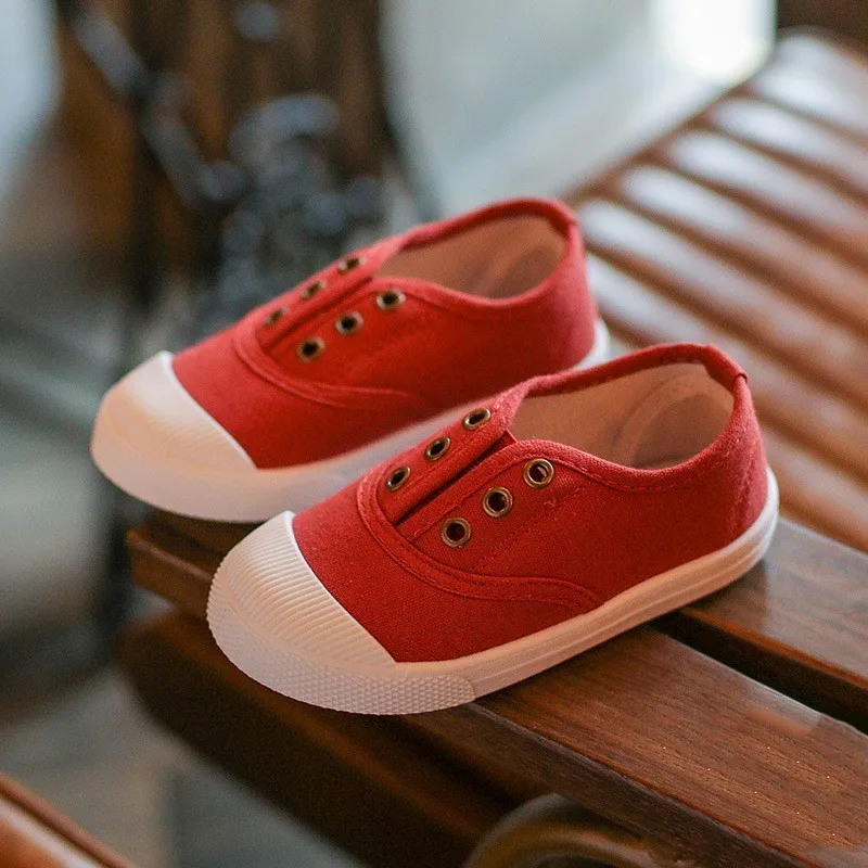 Wholesale 2018 New Design Kids Canvas Shoes Skid Resistance High