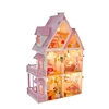 IIECREATE Assembled kids handcrafted wooden toy+design wooden toy educational doll house