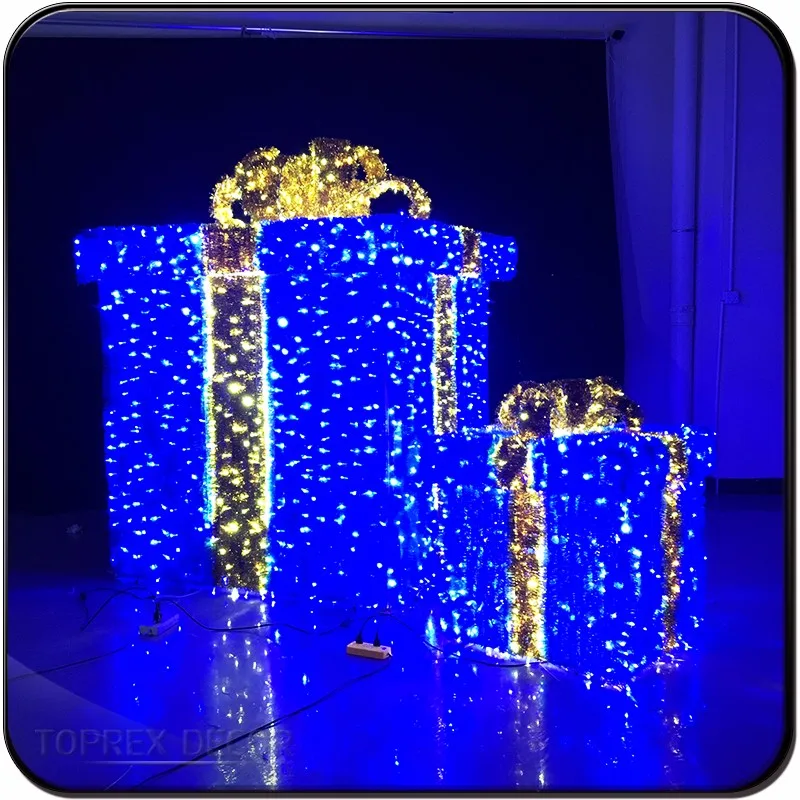 Large outdoor light up decorative christmas gift box Large Outdoor Light Up Decorative Christmas Gift Box - Buy Decorative Christmas Gift Box