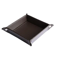 

Shenzhen Luxury Square Leather Valet Tray For Storage
