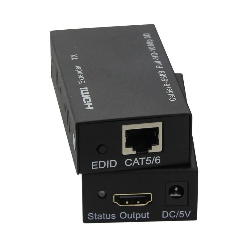 

196ft HDMI Extender 60m over single cat5E/6 Extend HDMI Extensor Support HD 1080p 3D With Transmitter and Receiver