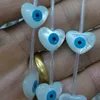 SP4124 Wholesale white MOP shell heart beads,mother of pearl heart shape beads