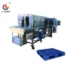 turnover basket washing machine/crate sus 304 washing machine/pallet washing machine