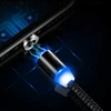 3 in 1 magnetic mirco type c type-c usb 3.1 charging charger data cable for iphone and android phone