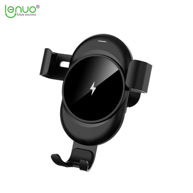 

Lenuo wireless charger car holders gravity bracket fast charge phone holder, Black;red;deep grey