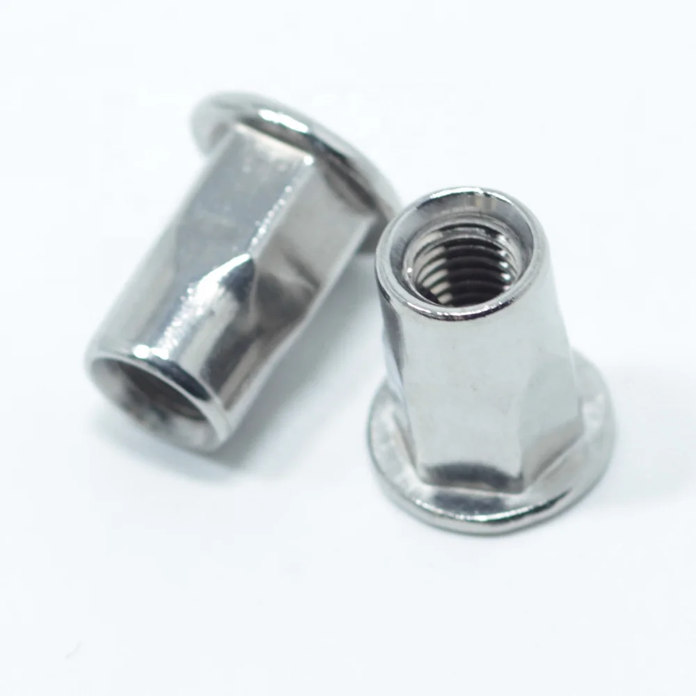 Ss304 Half Hex Blind Rivet Nut Buy Blind Rivet Nut,Half Hex Blind