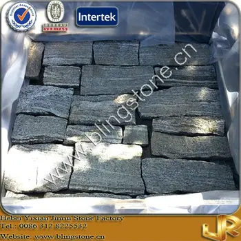 Grey Alami Warna Dinding  Eksterior  Fleksibel Veneer Batu 