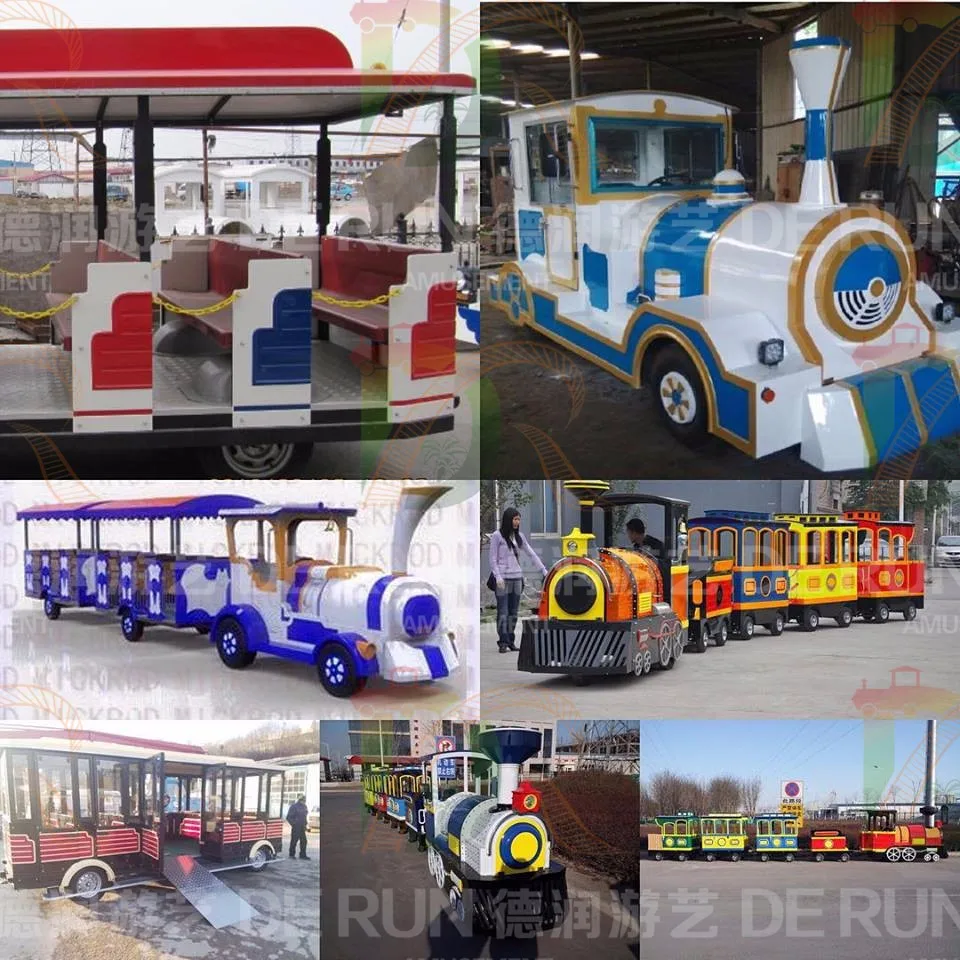 Newest Kids Outdoor Amusement Park Playground Equipment Trackless Train for Sale