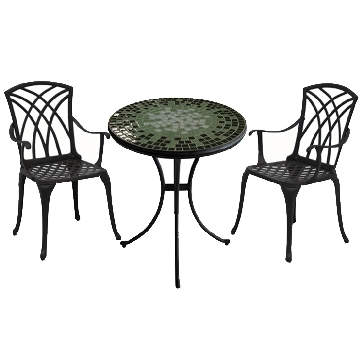 Mosaic Garden Table Pattern Outdoor Cement Tables And Chairs Mosaice