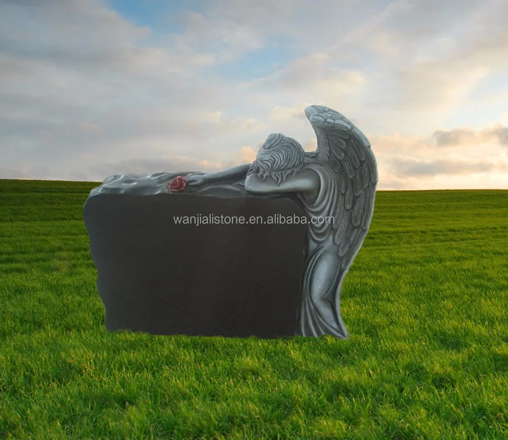 
Natural Granite Material Angel Design Tombstone, Angel Sculpture Monuments 