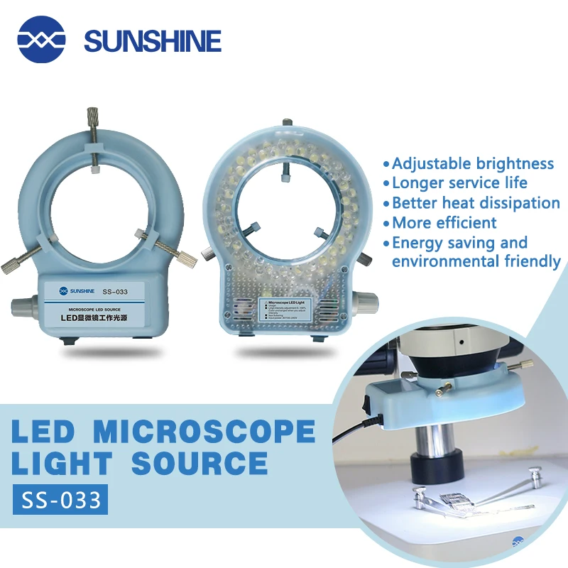 SUNSHINE SS-033 56LED lampe dedicated to stereo microscope lighting