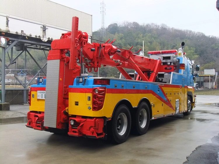 Cheap 360 degree towing integrated road recovery rotator tow truck wrecker vehicle for sale