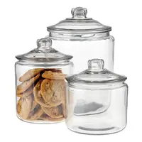 

hot sale air-tight glass mason jar with metal lid for food storage
