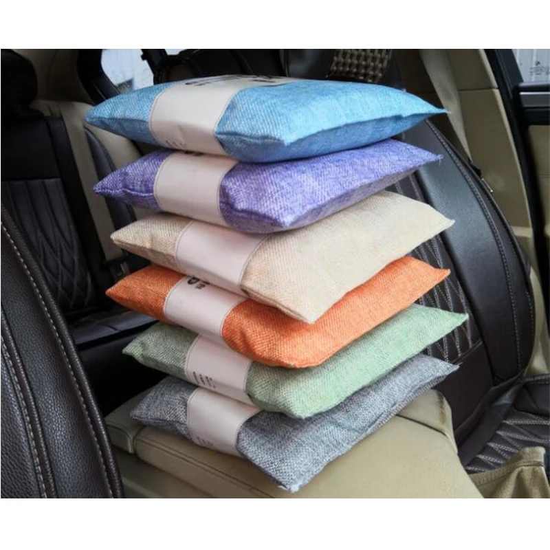 

Custom Logo Bamboo Charcoal/activated Carbon Air Purifying Bags, Blue