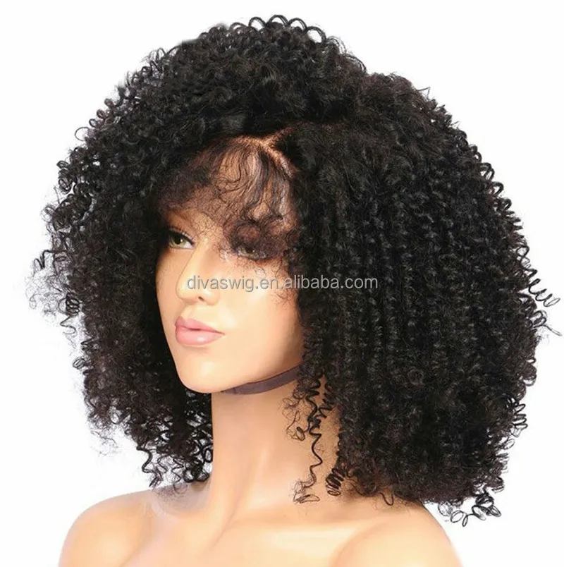 

18 Inch 20 Inch 22 Inch 24 Inch 150 Density Brazilian Virgin Remy Human Hair Loose Deep Wave Curly Lace Frontal Kosher Wig, Pure color