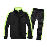 

Wholesale sport winter suits 100% tracksuit fabric jogging suits men blank plain black tracksuit