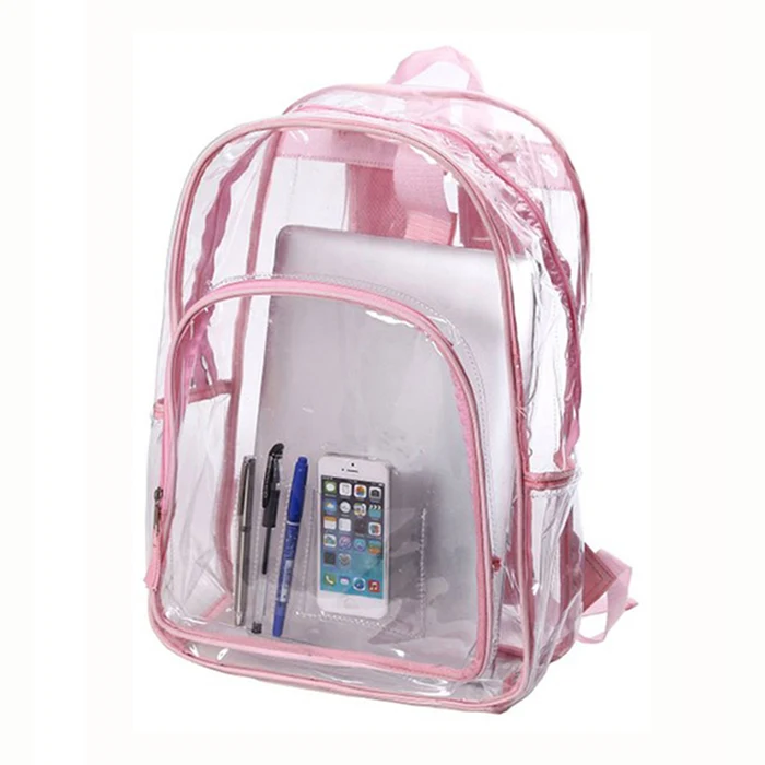 Fashion Teenagers' Clear Plastic School Bags Backpack Transparent - Buy ...