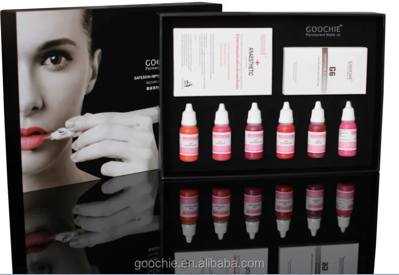 Goochie Best Tattoo Ink Permanent Makeup Pigment Kit For Lip Buy