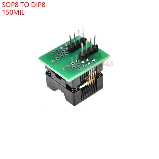 SOIC8 SOP8 To DIP8 Ez Programmer Adapter Socket Converter Module With 150Mil cy