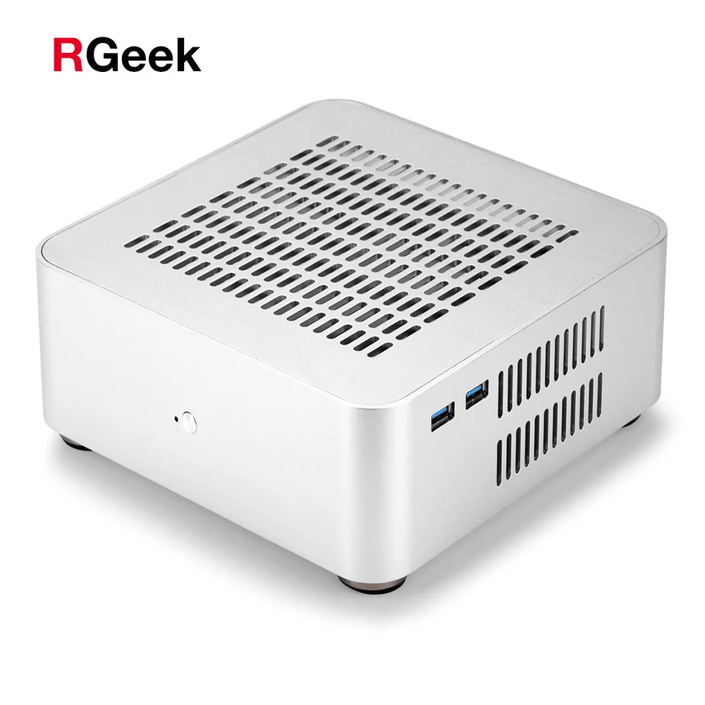 Rgeek L80s Custom Fanless Itx Computer Case Top Hole Thin Mini Itx Pc