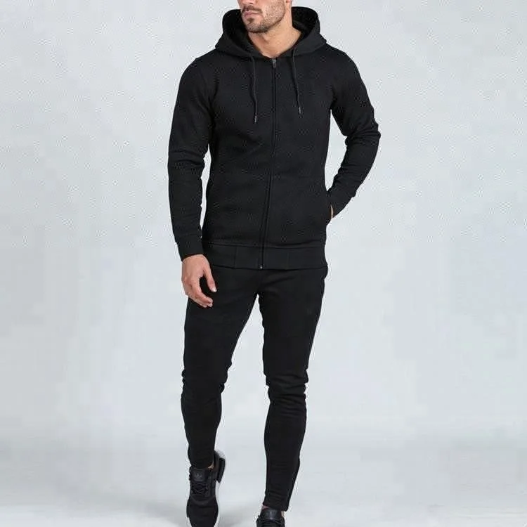 Plain black tracksuit Clearance