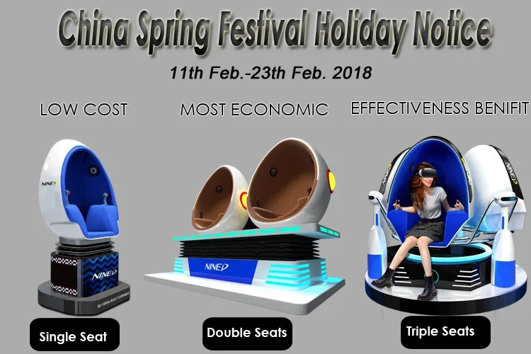 2018 TOP SALE!!!9dvr Electric 360 Seats 6d VR Chair Egg Simulator Cinema 9d Virtual Reality