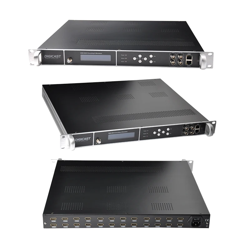 All in One Hotel TV solution H264 1080P FULL HD 16 Channels Modulator Video RF ISDB-T Modulator